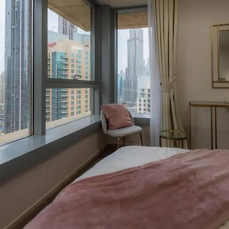 First Class 2Br With Full Burj Khalifa And Fountain View Dubai Exterior photo